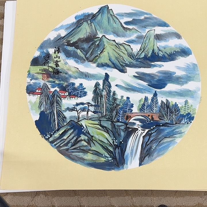 国画花鸟的翅膀和羽毛50.50
