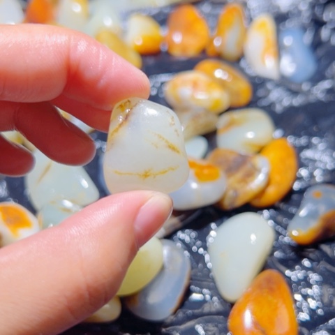 和田玉（糖玉）未镶嵌颈饰7.8克