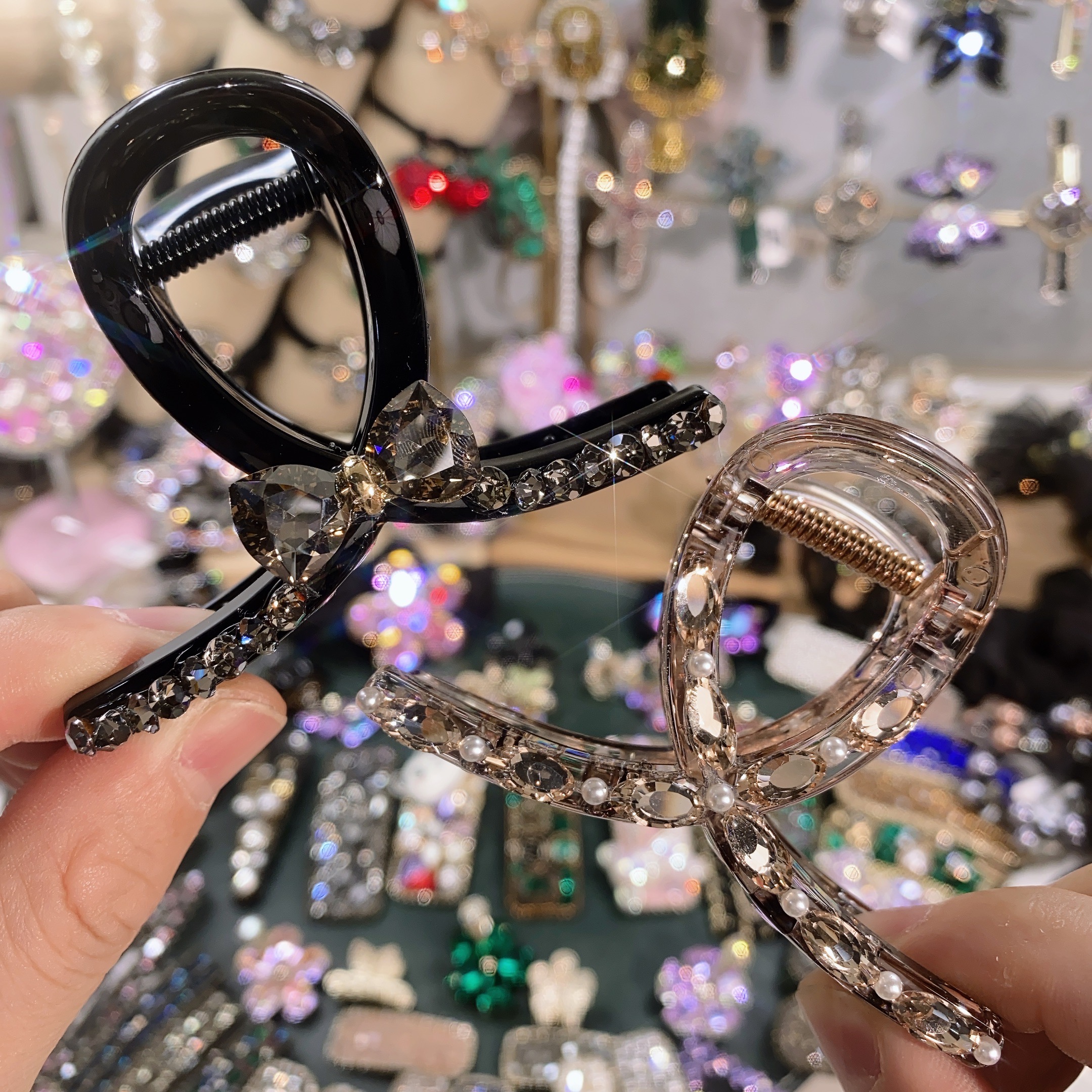 Z0257-新款-高定-轻奢-高八-抓夹-中抓-可全抓-8cm