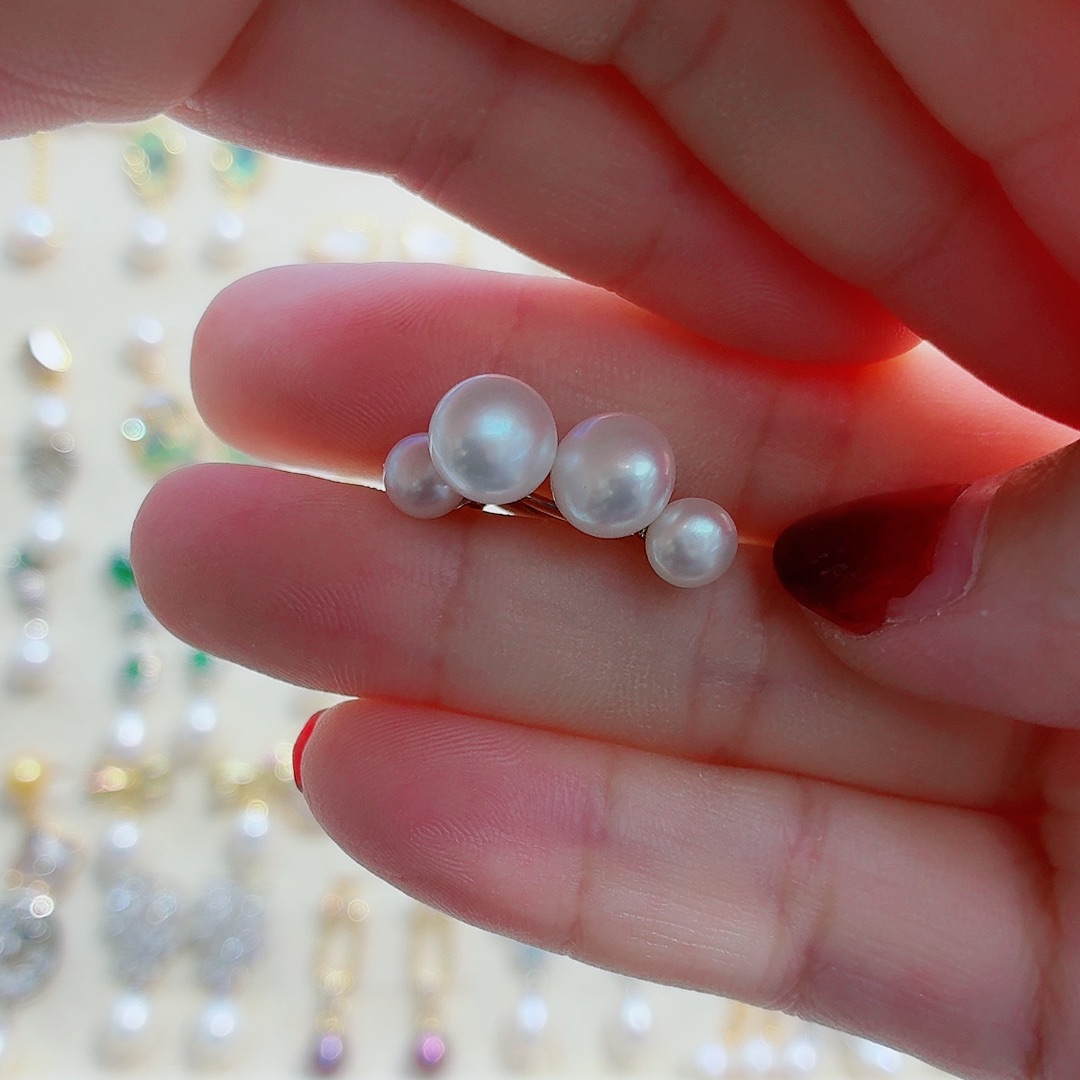 耳饰合金淡水珍珠