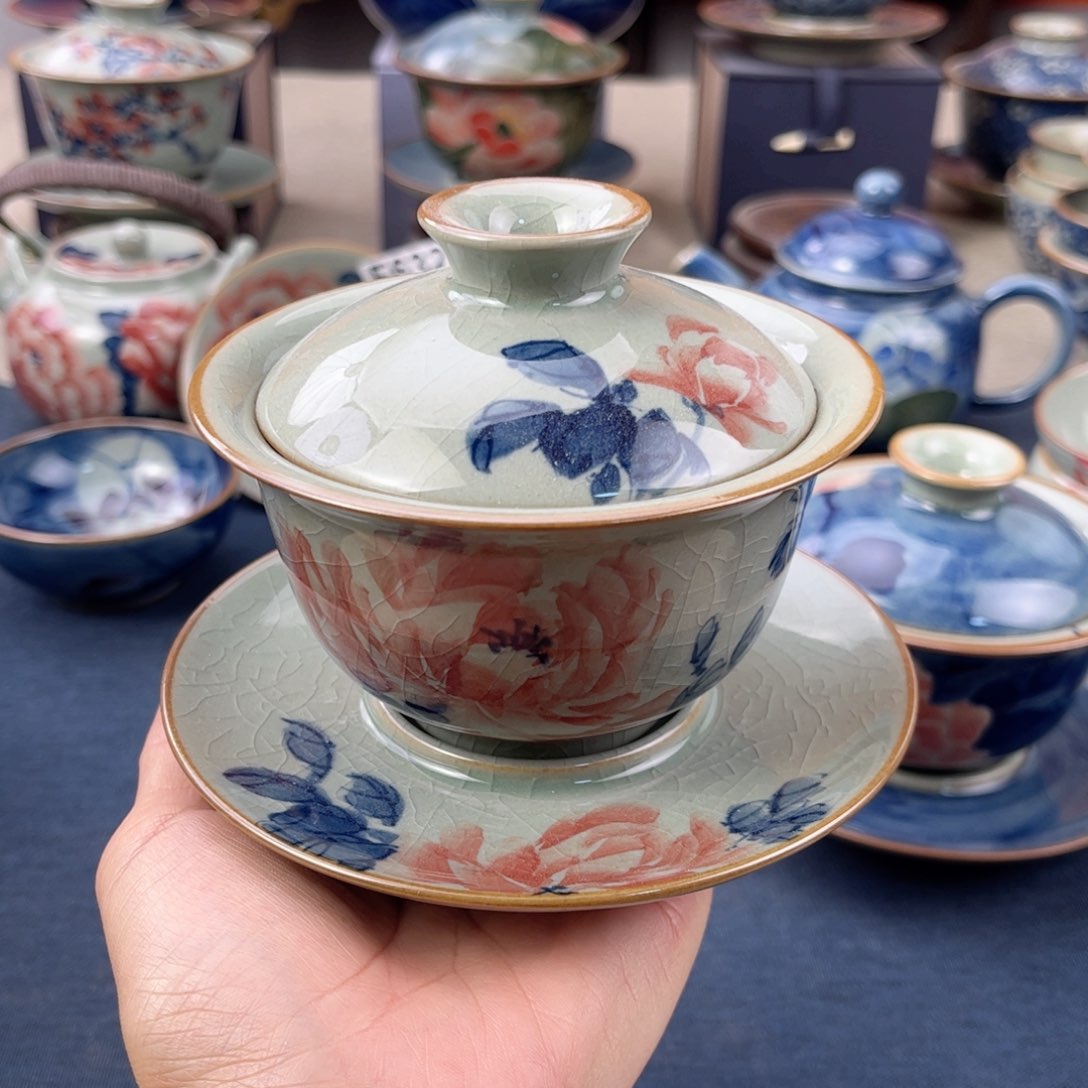 杯景德镇手绘手工茶具