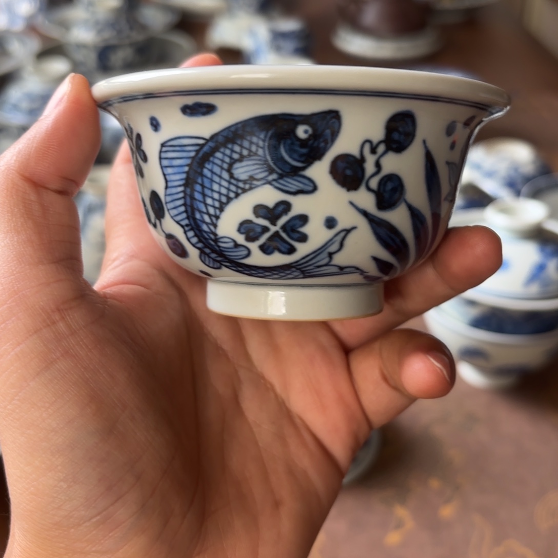 瓷片景德镇手绘茶器