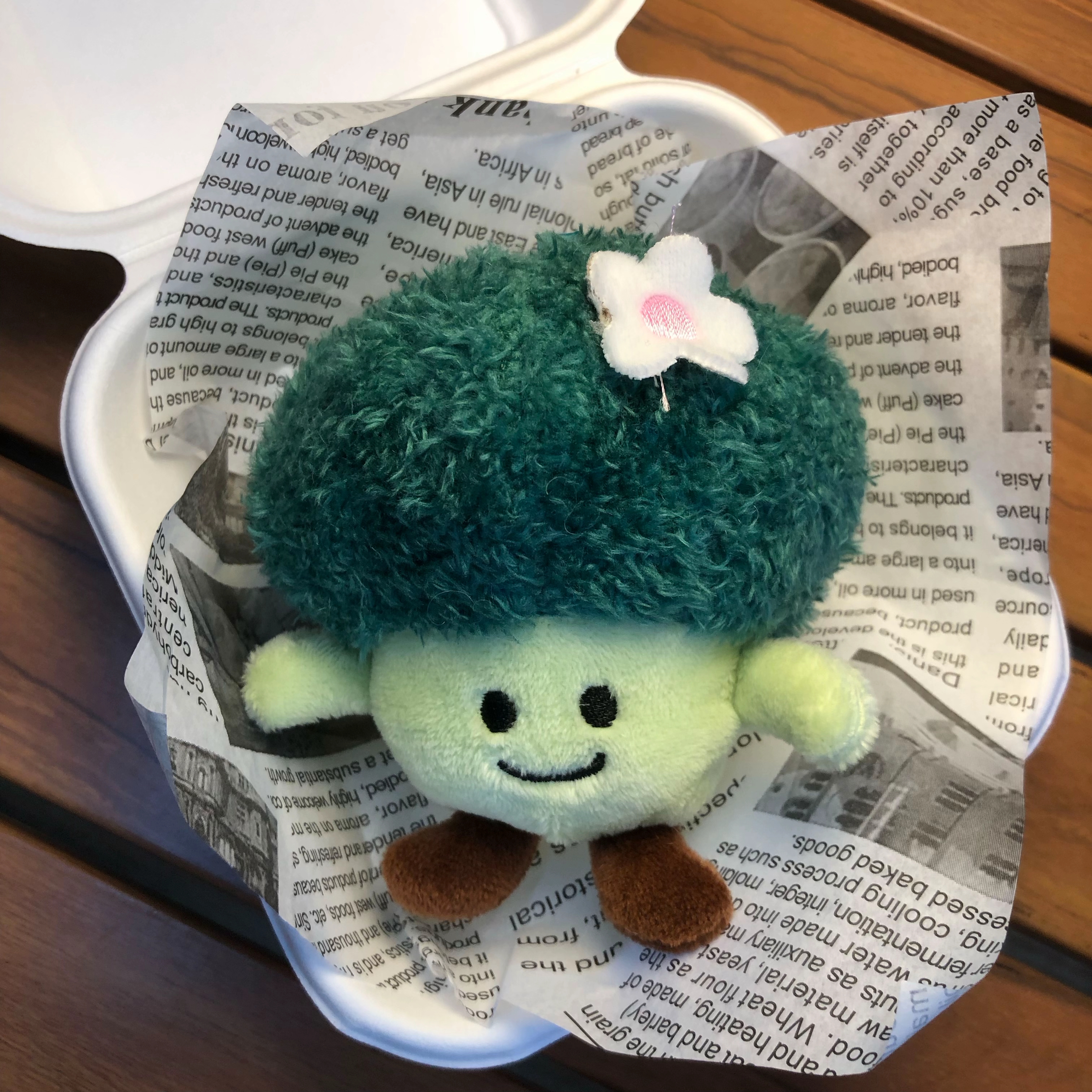 奕嘉西兰花和小鱼套餐玩偶