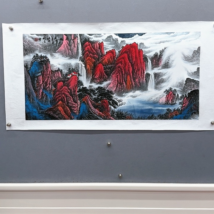 国画书法作品多次参加