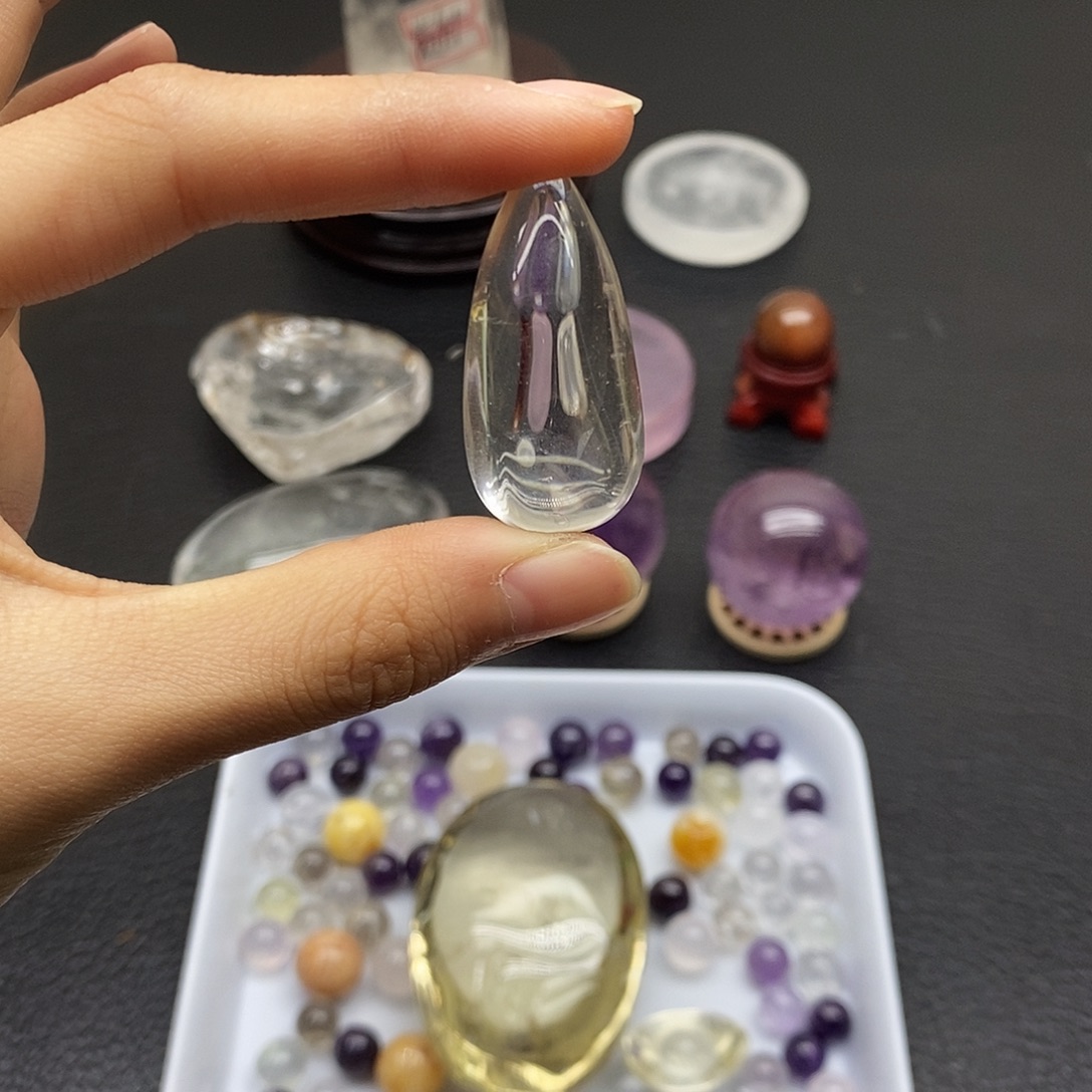 水晶珠宝半成品未镶嵌17