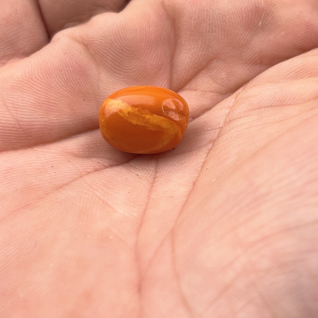 蜜蜡项链未镶嵌?****?西亚老蜜蜡枣珠