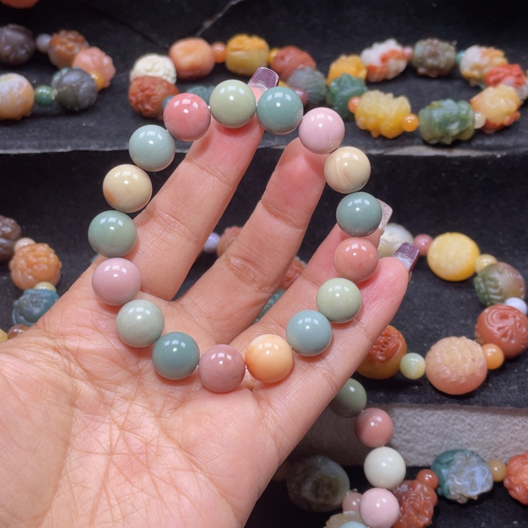 石英质玉手链未镶嵌