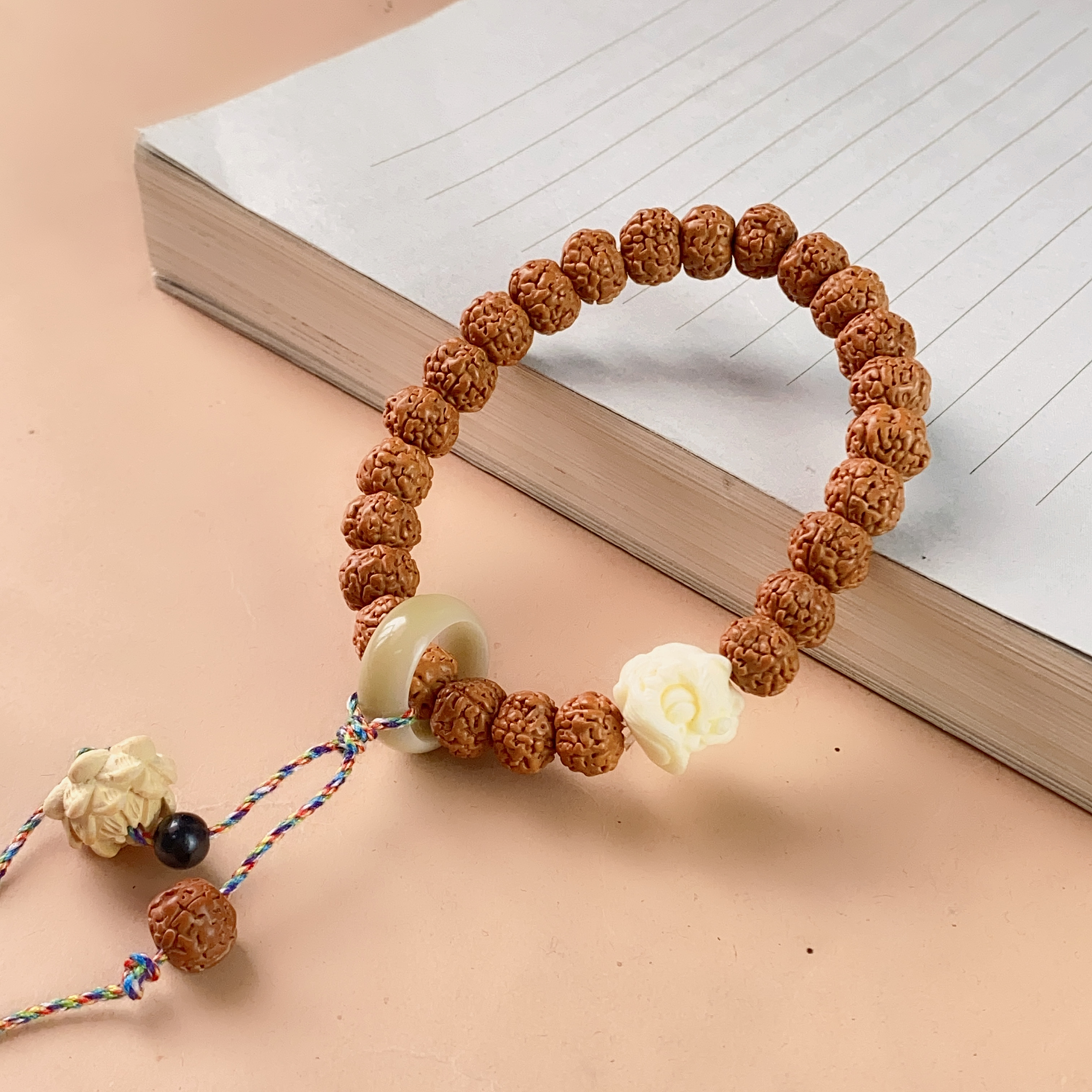 2555/MT163 文玩莲花醒狮菩提设计款单圈手串/多样性发货/一件