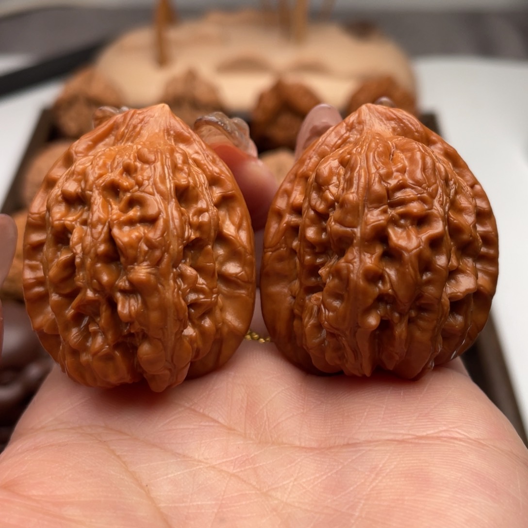 桃核把件赤龙鸡心全品39