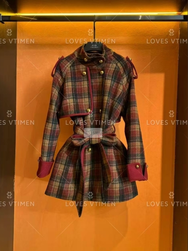 【大胆专属】白鸭绒羊毛时尚设计师轻奢显瘦羽绒服LOVES-A1389