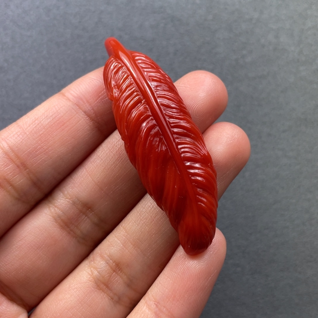 南红玛瑙未镶嵌配饰52.1mm