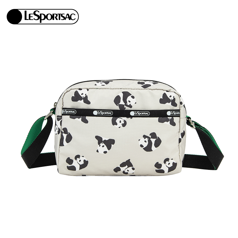 【商场同款】LeSportsac乐播诗熊猫方包化妆包轻便逛街斜挎包2434