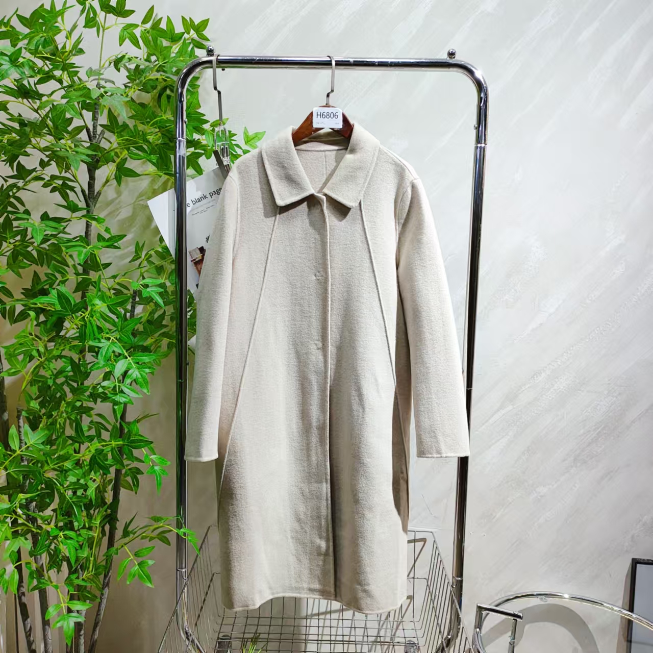 【H6806】 女士气质轻奢百搭大衣