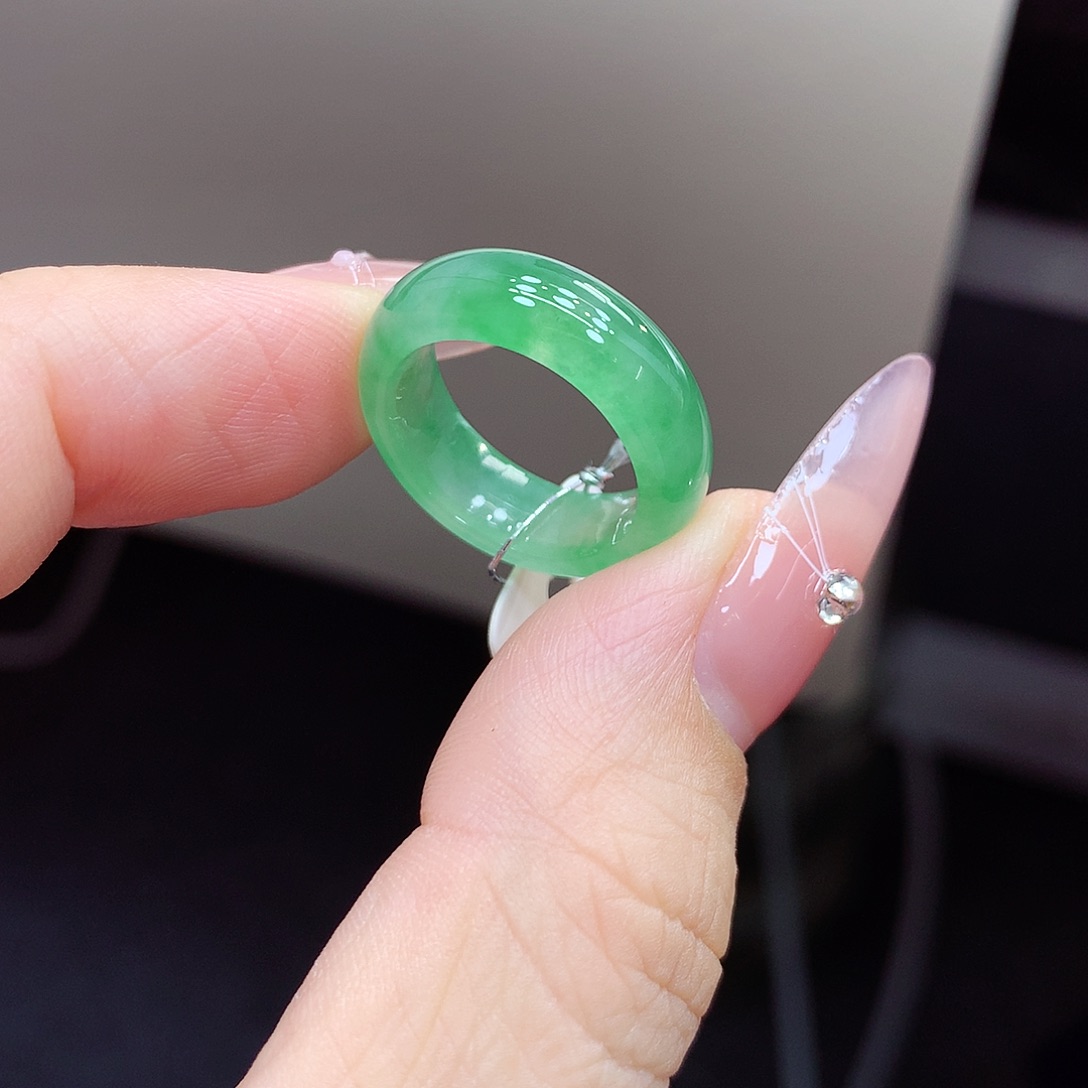 翡翠戒指未镶嵌9号