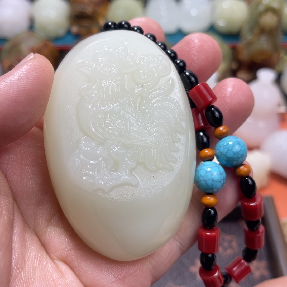 旭***升石材石材方解石手把件不退换