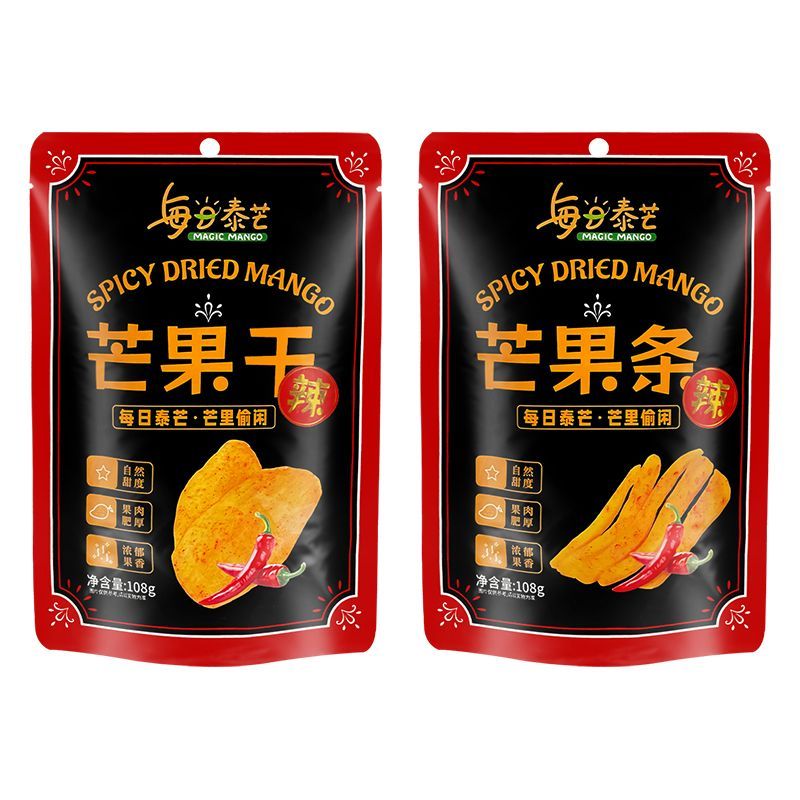 【有效期至26年7月22日】香辣芒果条芒果干108g