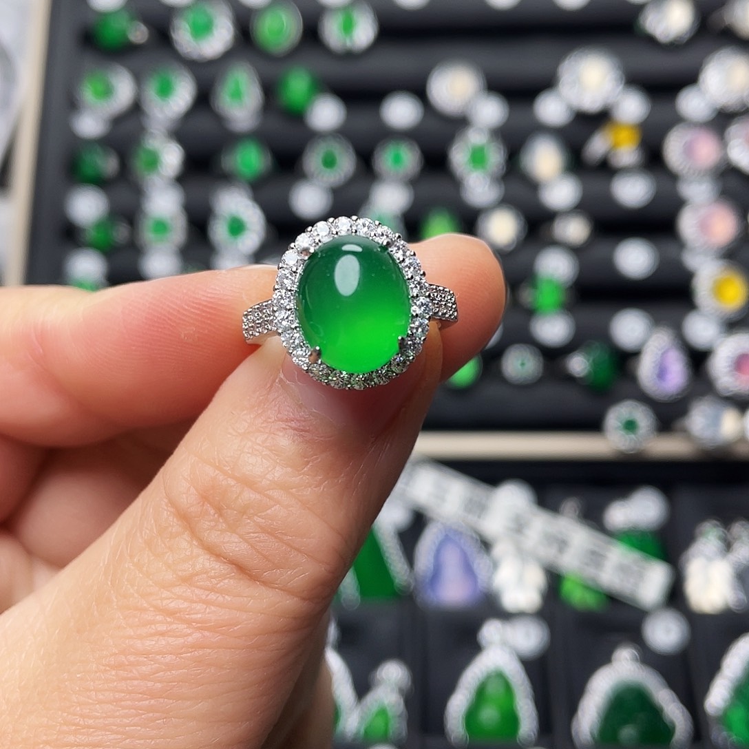 玛瑙/玉髓合金戒指