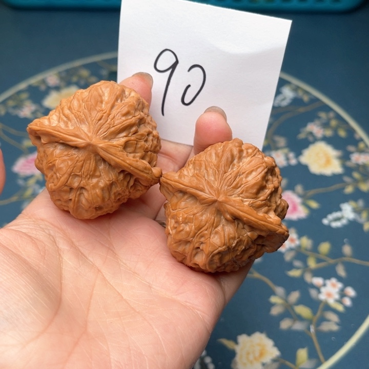 文玩核桃把件46南瓜墩