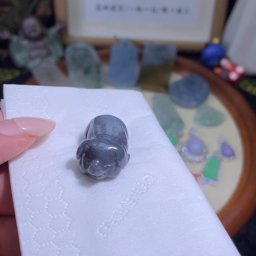 翡翠未镶嵌吊坠(不含链)吊坠