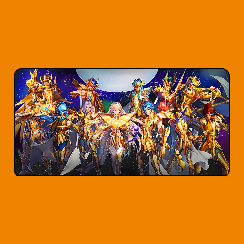 《圣斗士》高清晶瓷客厅卧室儿童电竞装饰画PVC40cmx80cm  P826