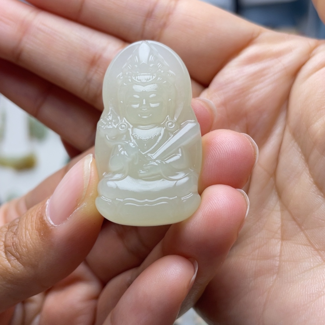 折***腾和田玉未镶嵌吊坠(不含链)