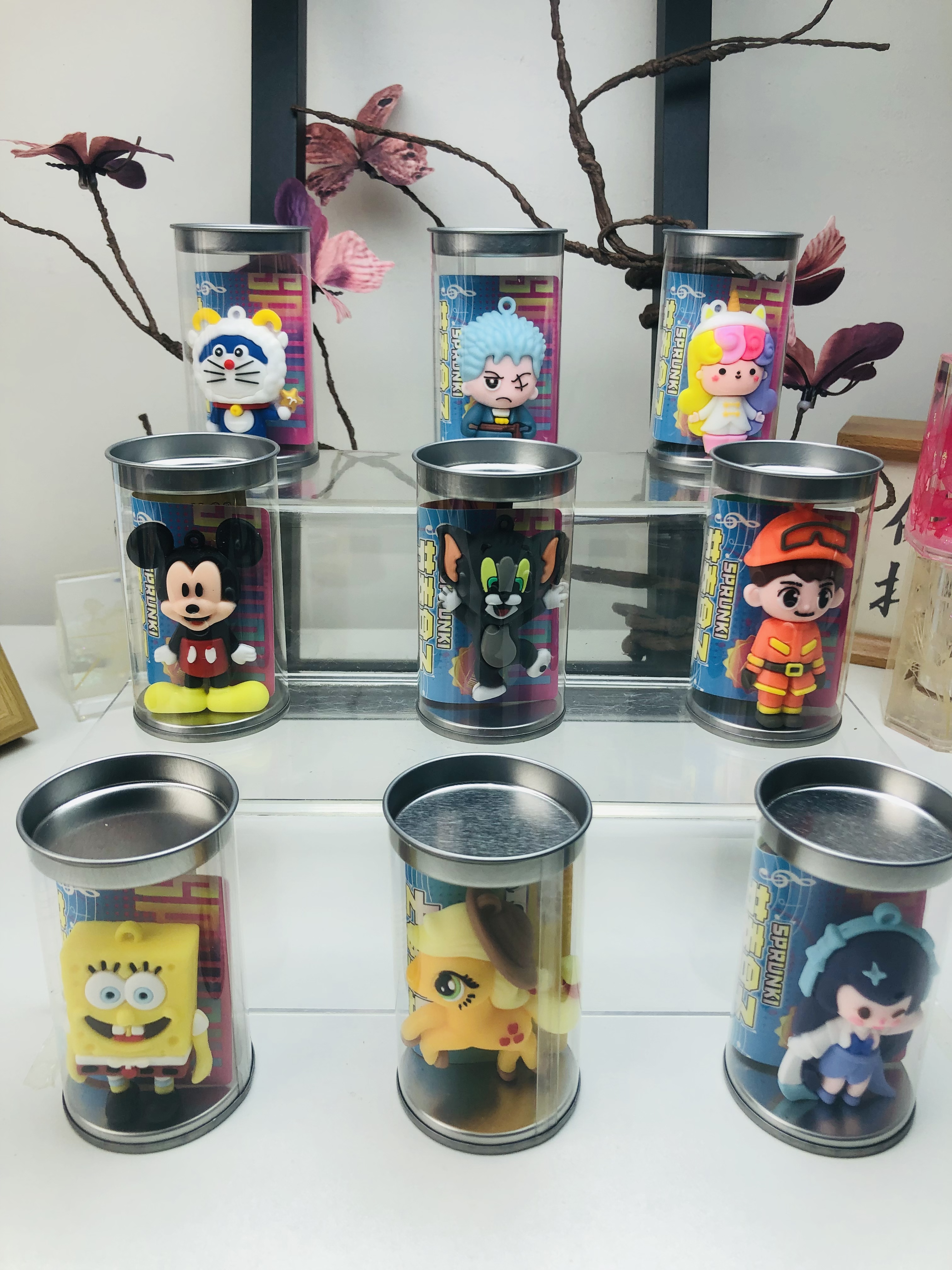 【直播拆】潮玩8公分桶装卡通公仔