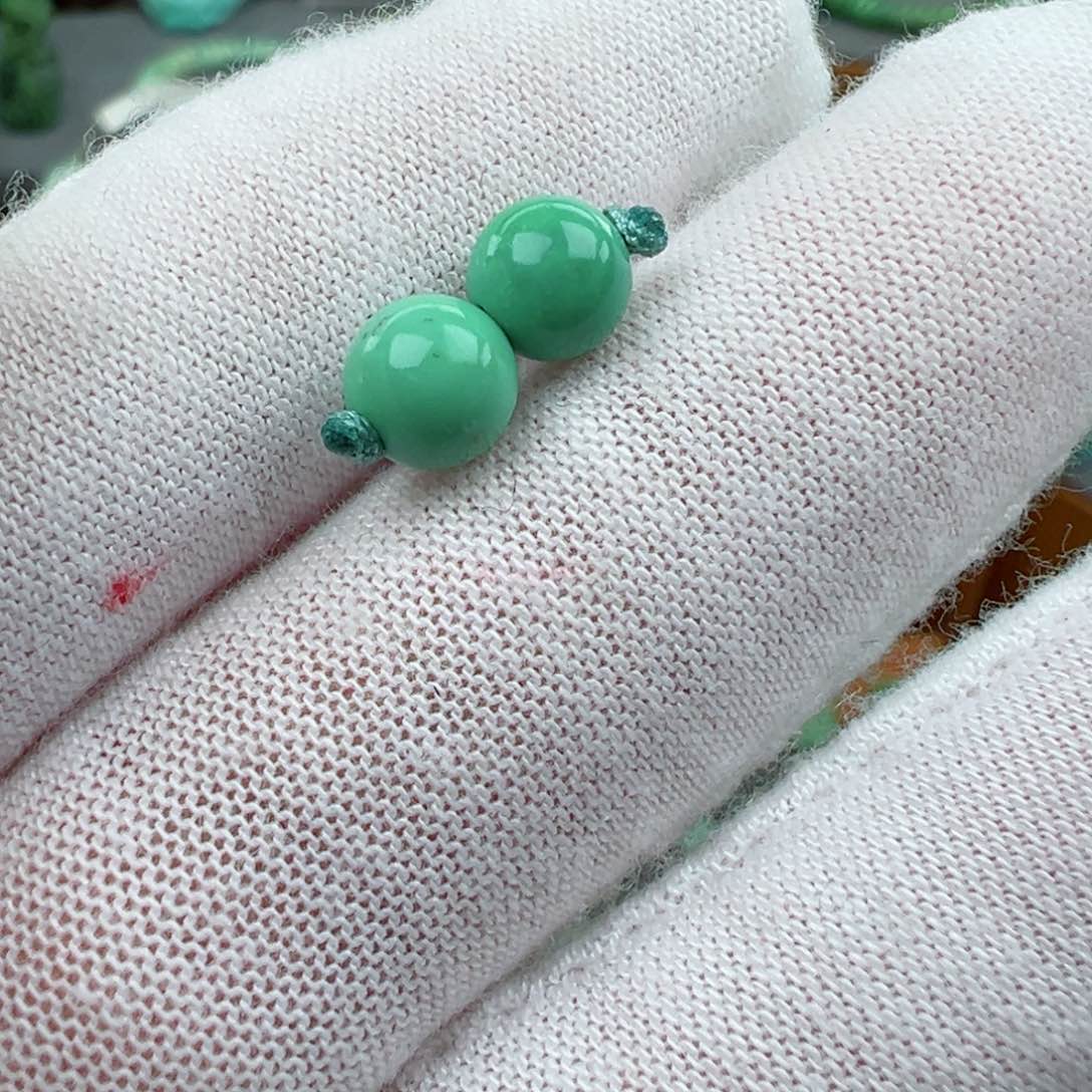 绿松石菜籽黄绿松石Z未镶嵌