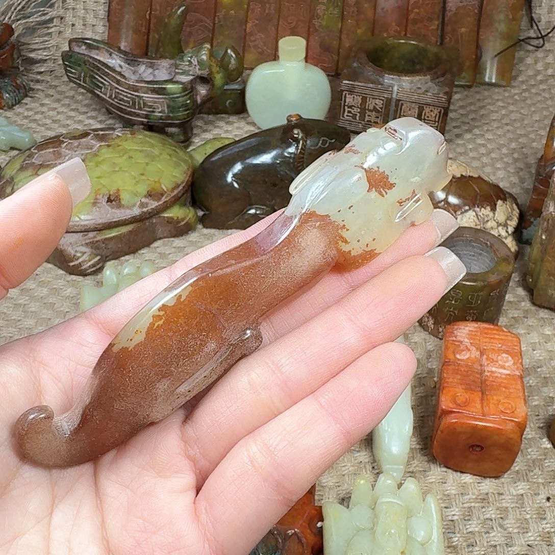 白玉菩提吊坠挂件