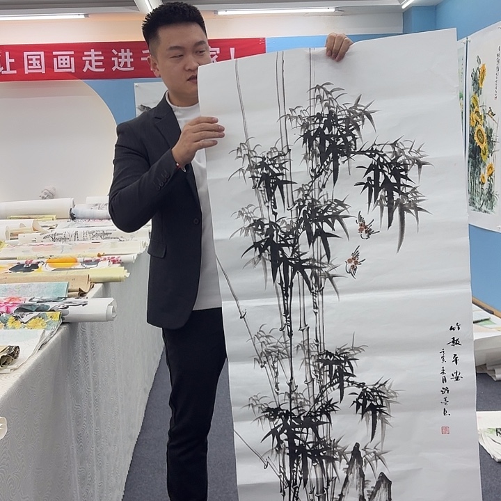 国画手绘国画作品