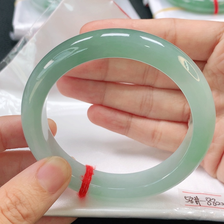 翡翠手镯未镶嵌缅甸58