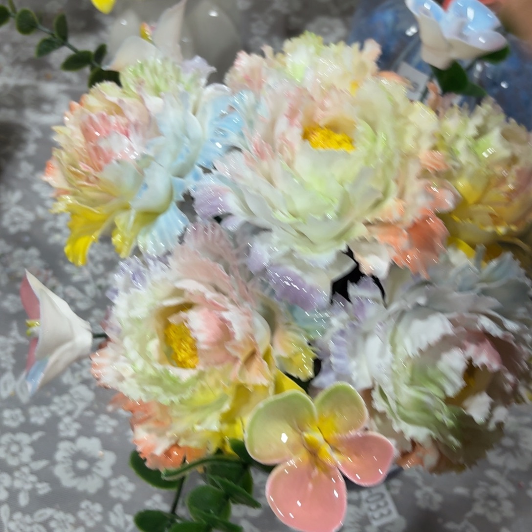 陶瓷花满20发爱退拉黑6朵
