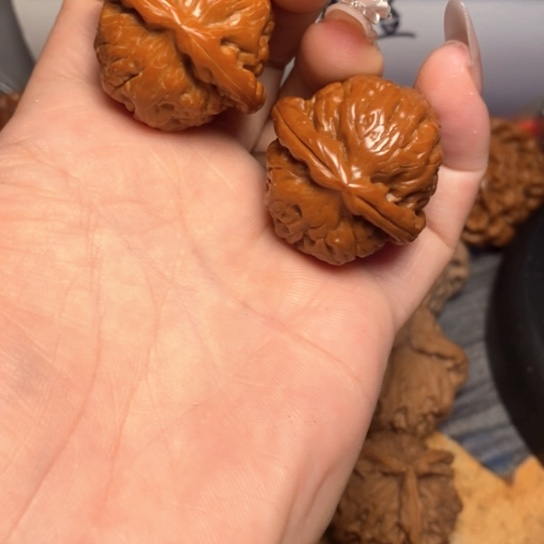 吊坠文玩核桃白狮子