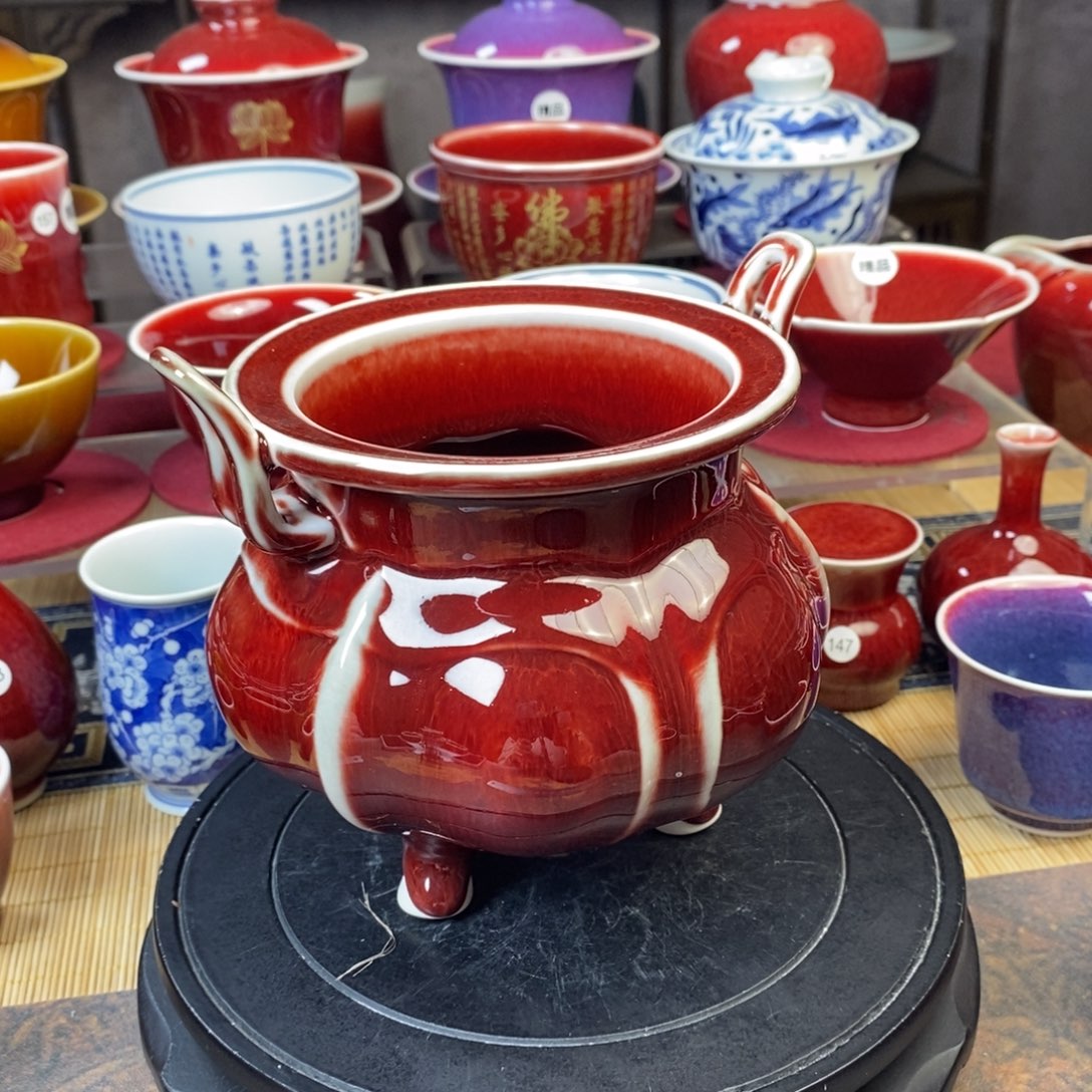 【闪购商品】景德镇名陶坊原矿郎红