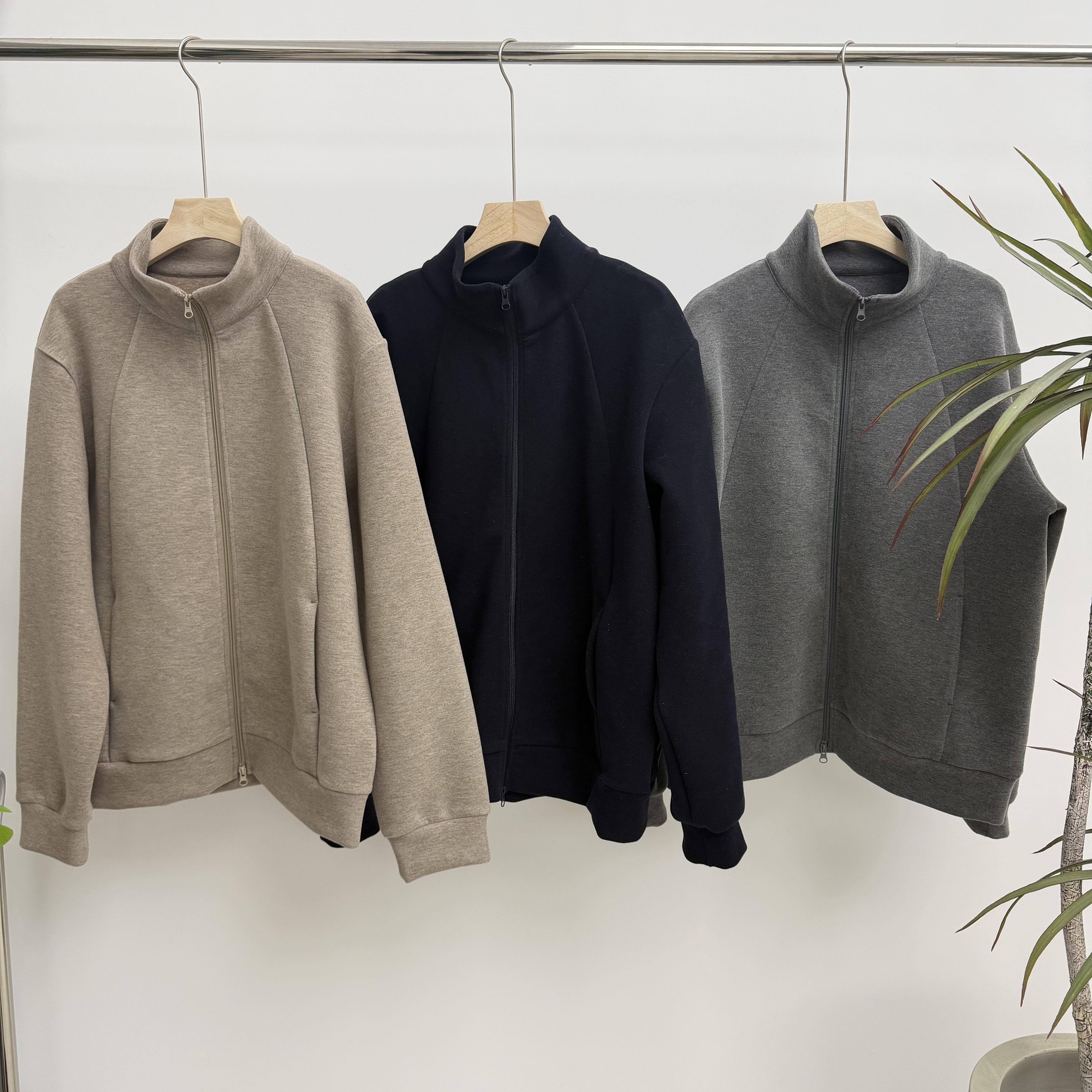 【减龄神器】男款修身显瘦立体裁剪长袖开衫外套 087