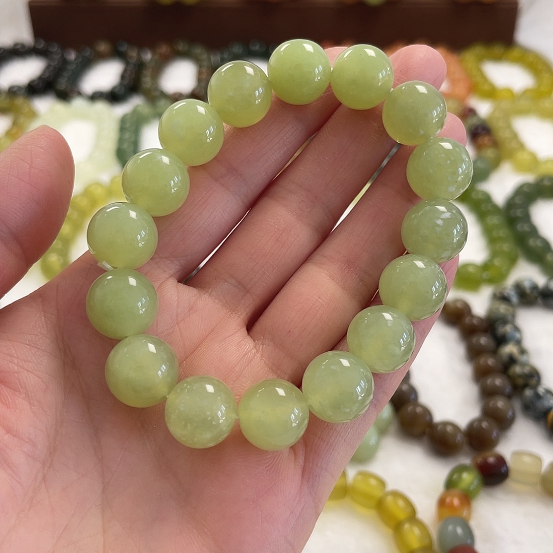 蛇纹石玉未镶嵌手串