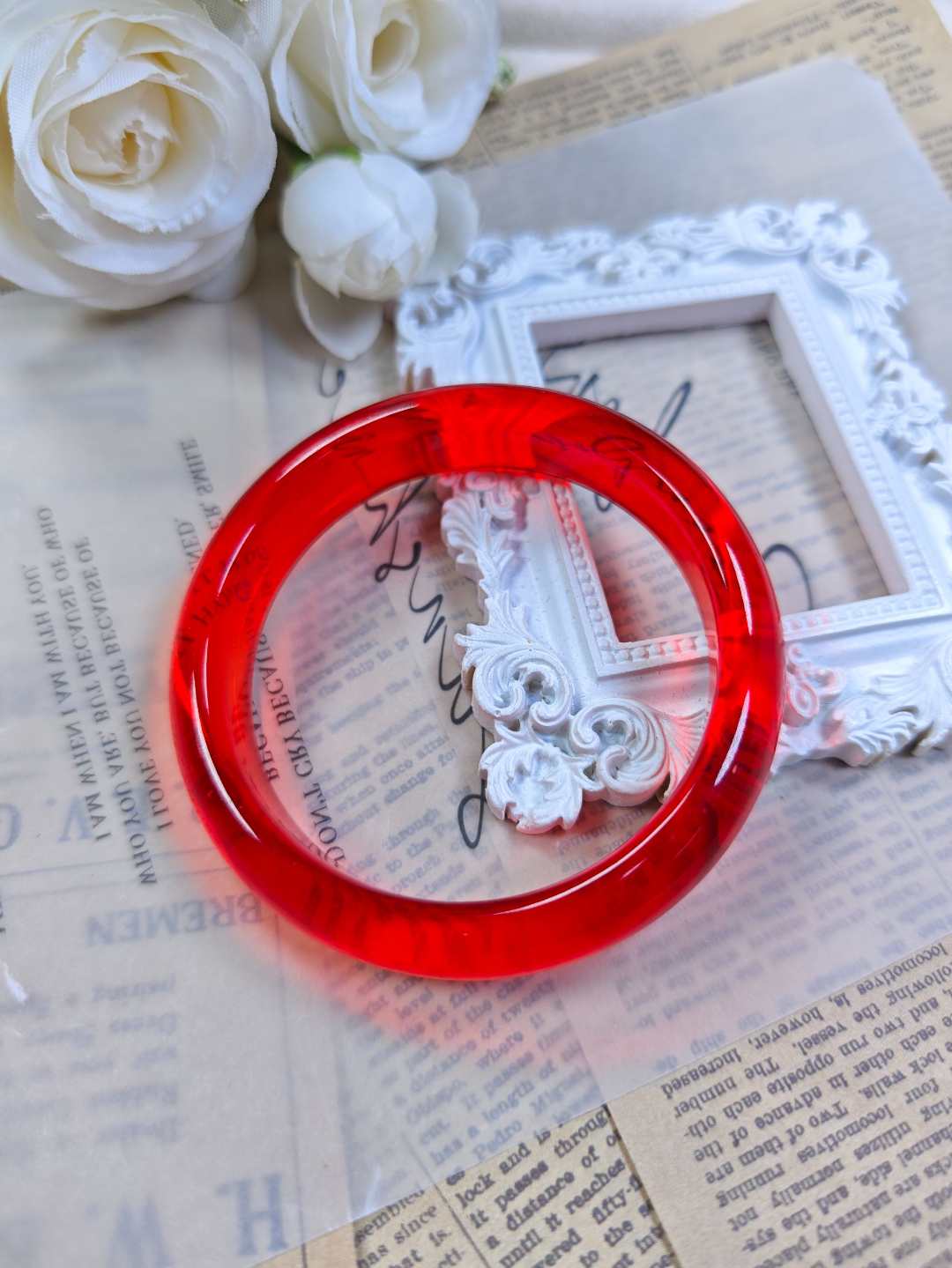 红色手镯随机发一X62