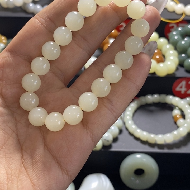 和田玉未镶嵌手链