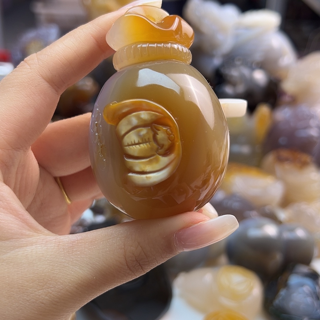 玛瑙/玉髓未镶嵌颈饰