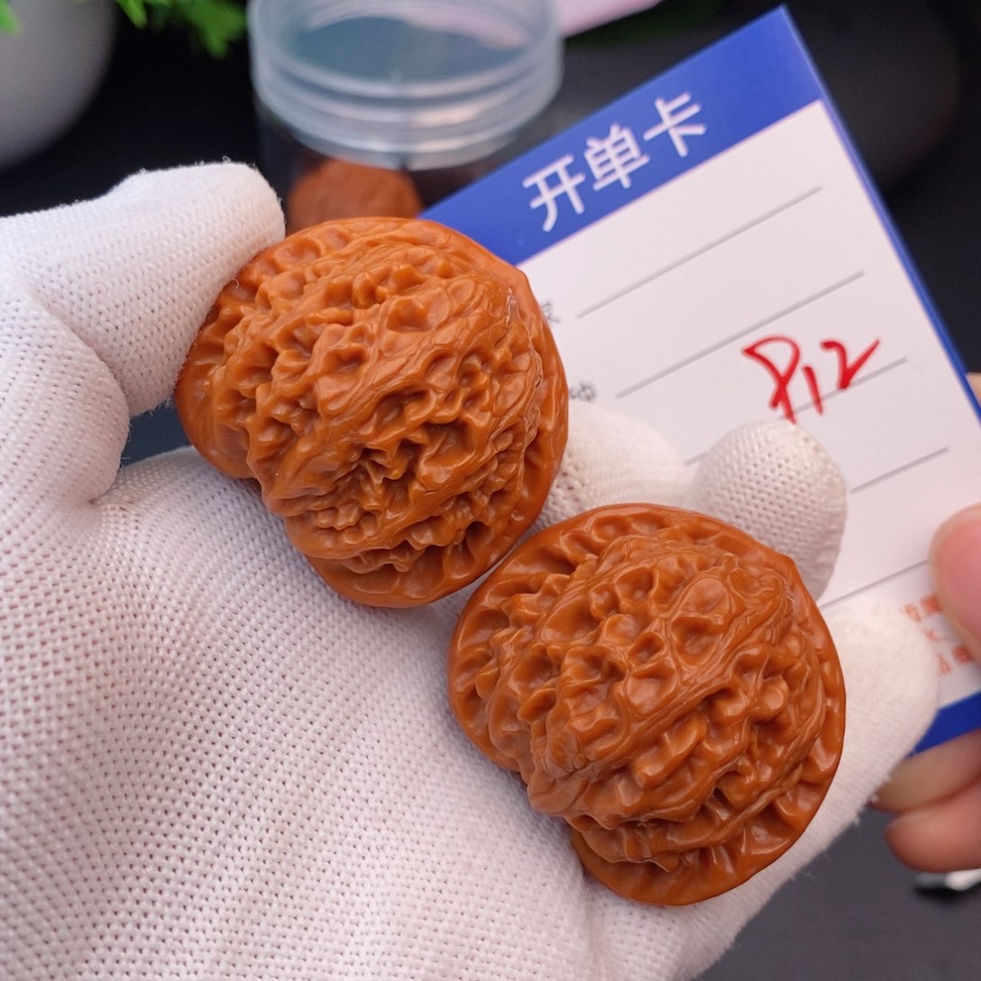 文玩核桃把件40宫灯912