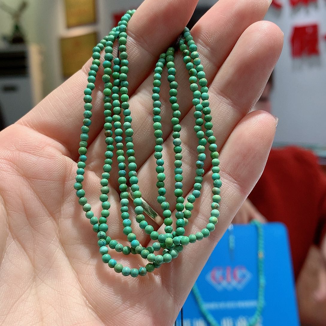 绿松石长链未镶嵌