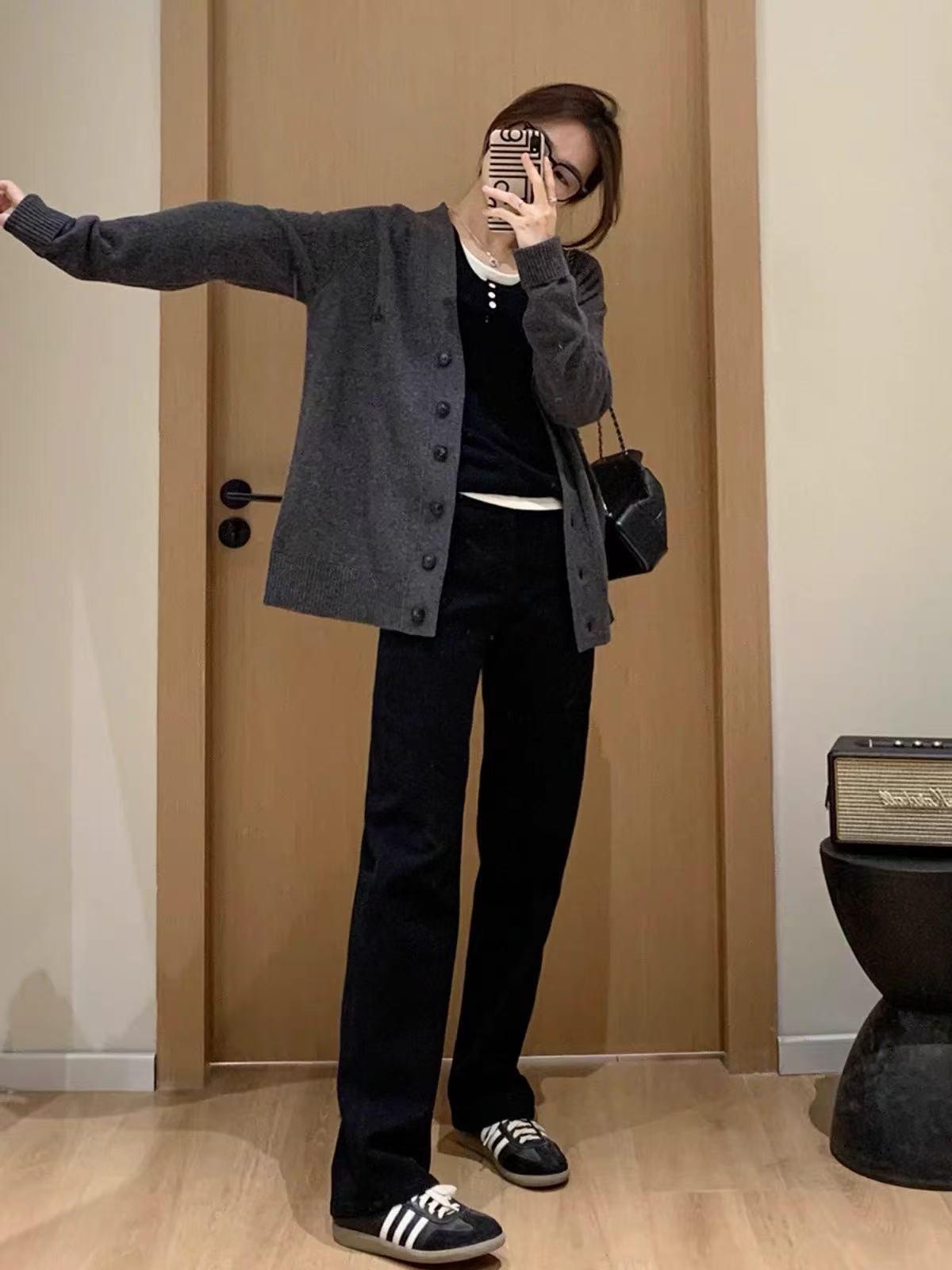 （加绒）高个子入！boyiyiyi瘦瘦裤，赵露思同款！2米大长腿视觉直筒裤