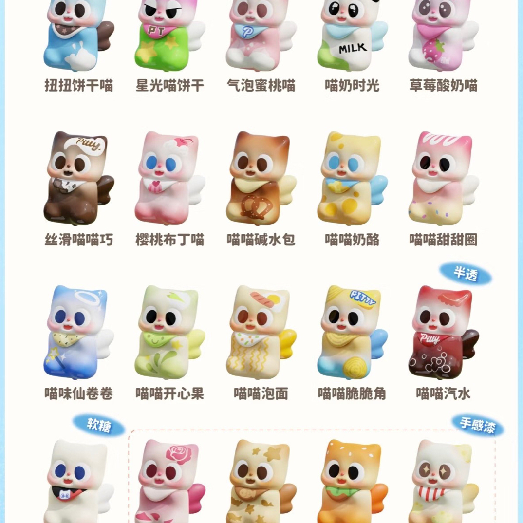 【十分之一大转盘】新品萌粒大乱斗等等热款萌粒盲