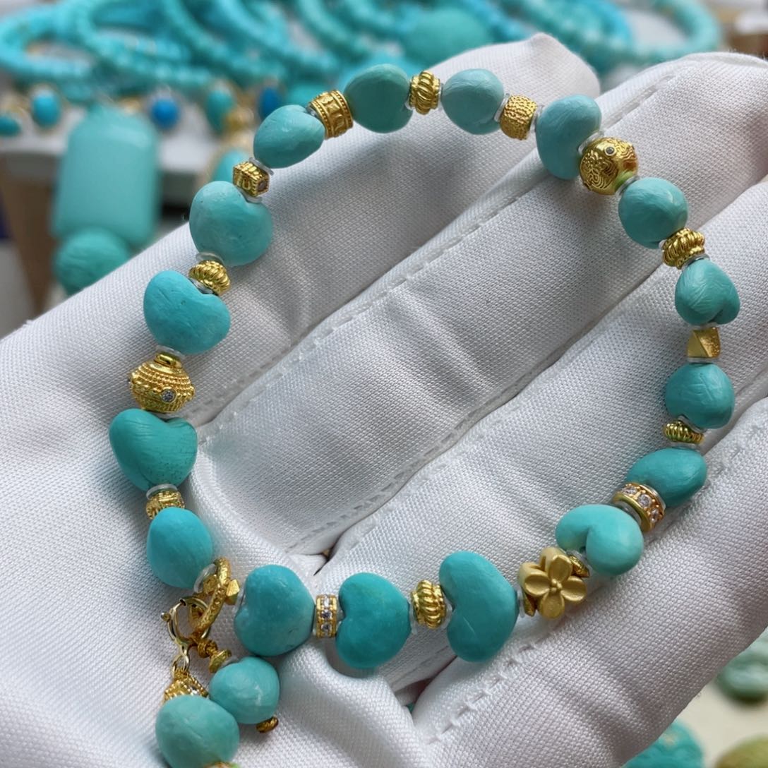 绿松石珠宝奇石未镶嵌