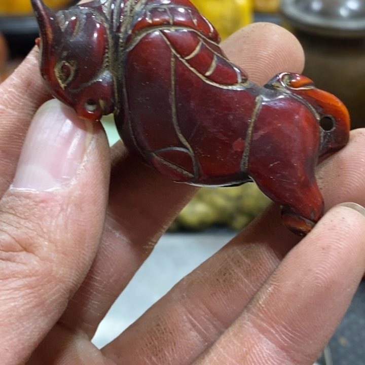 滴血莲花菩提吊坠