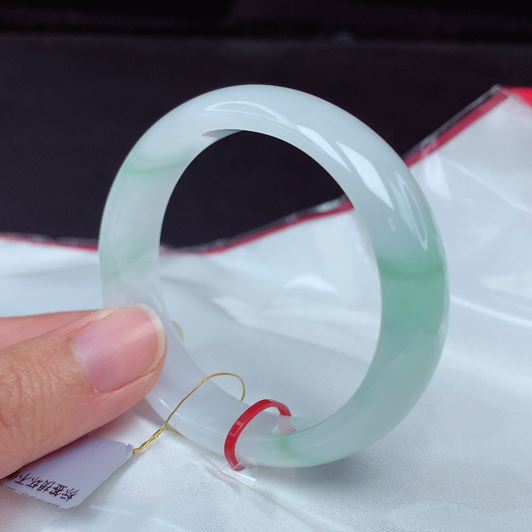 翡翠手镯未镶嵌52圈2207贵妃