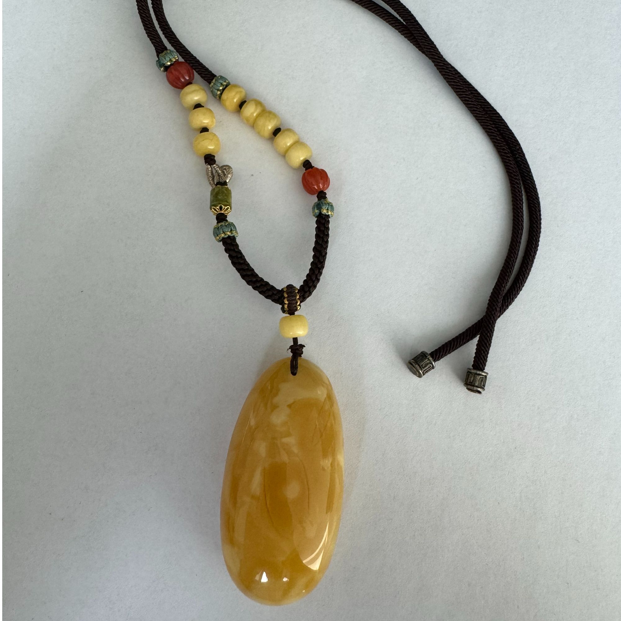 【鸿莱】妖花蜜蜡水滴47