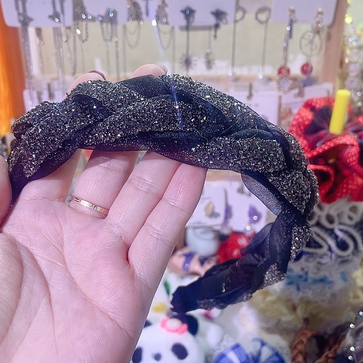 布艺非金属可爱发饰