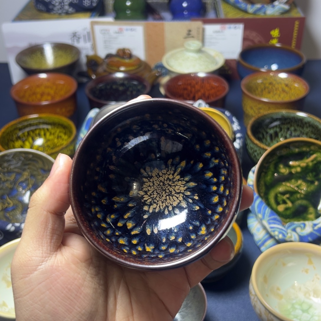 茶盏建阳建盏喝茶主人杯