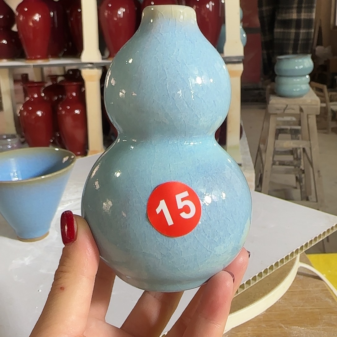 陶摆件郑家钧窑摆件