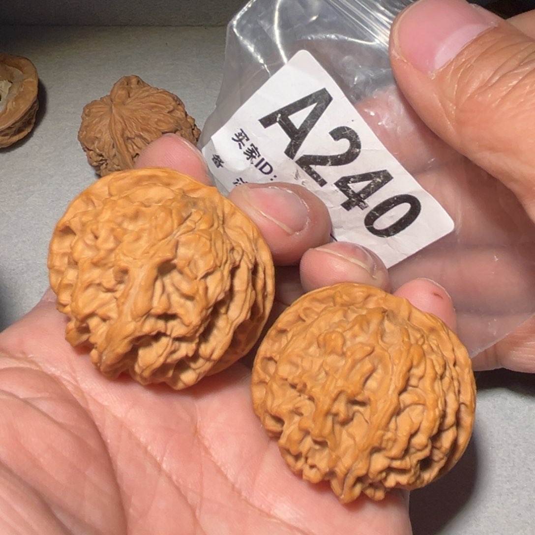 文玩核桃把件43苹果园